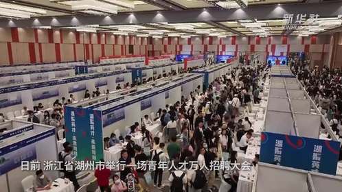 浙江湖州：青年人才招聘會點亮大學生就業(yè)路